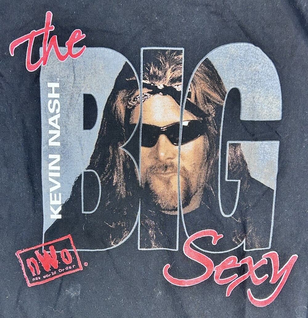 Vintage WCW/NWO Kevin Nash Big Sexy T-Shirt Men’s Sz XXL WWE/WWF Wolfpack